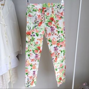 Joe Fresh Floral Skinny Jeans